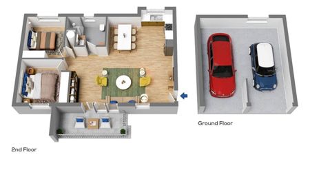 2 bedroom with double garage for Rent - Photo 5