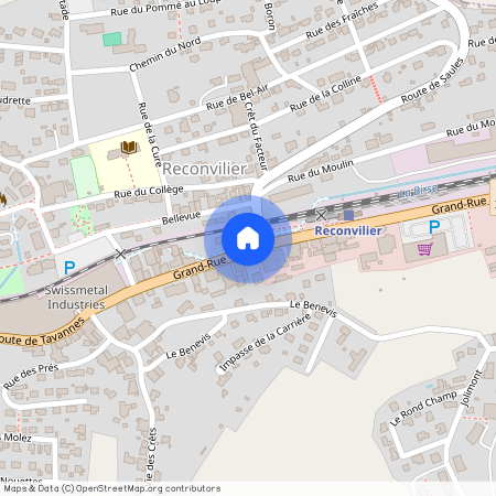 2732, dans le canton de Berne, Reconvilier