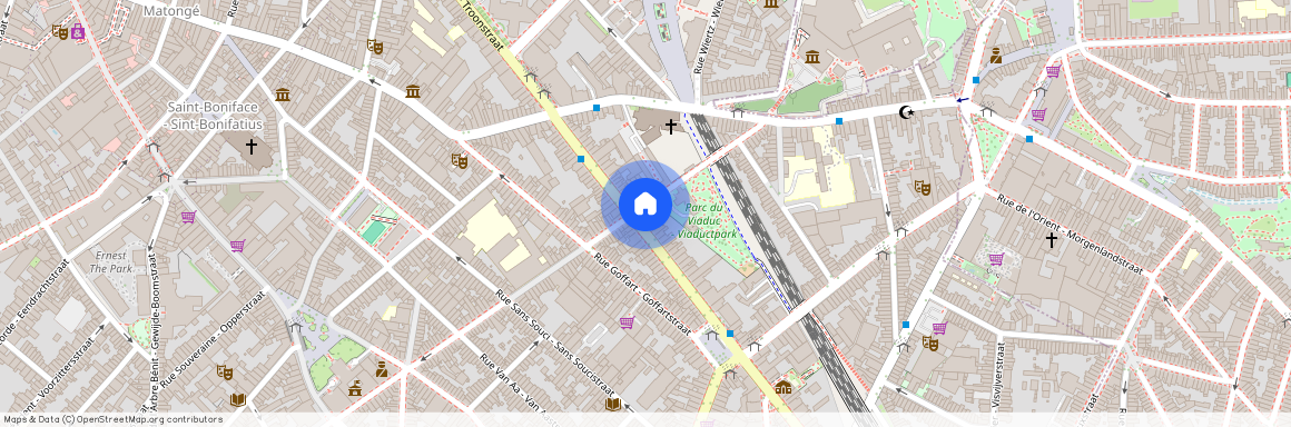 Rue du Viaduc - Viaductstraat 129, 1050 Ixelles - Elsene, Belgium