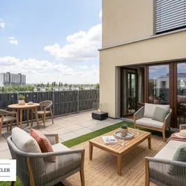 Wohntraum mit großzügiger Dachterrasse - moderne Mietwohnung über den Dächern von Liesing - Photo 2
