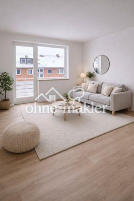 Moderne, helle 1-Zimmer-Wohnung mit Balkon & neuer Einbauküche – Ruhig gelegen - Foto 1