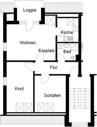 Nette Nachbarn gesucht: schöne3-Zimmer-Dachgeschosswohnung! - Foto 1