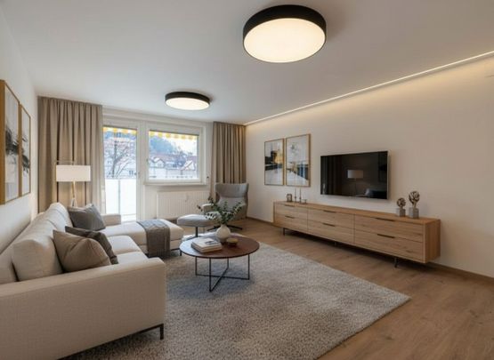 TOPLAGE in GEIDORF: Großzügige, Erstbezug nach Renovierung, 3-Zimmer-Wohnung mit extra Küche & Balkon - Photo 1