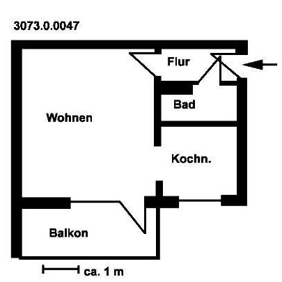 Schöner Wohnen: 1-Zimmer-Single-Wohnung - Foto 1