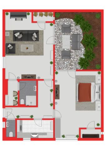 Ebenerdige 2-Zimmerwohnung mit Terrasse in Rheindorf! - Foto 4