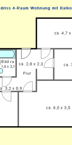 Gemütliche 4-Raum-Wohnung mit Westbalkon - Foto 4