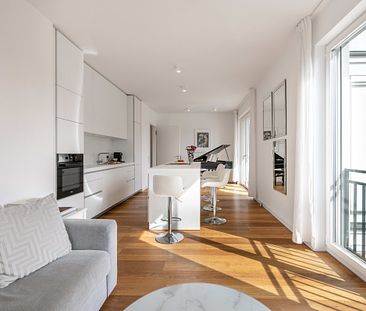 Anspruchsvolle 2-Zimmer-Wohnung mit Bulthaup-Küche und zwei Balkonen - Foto 3