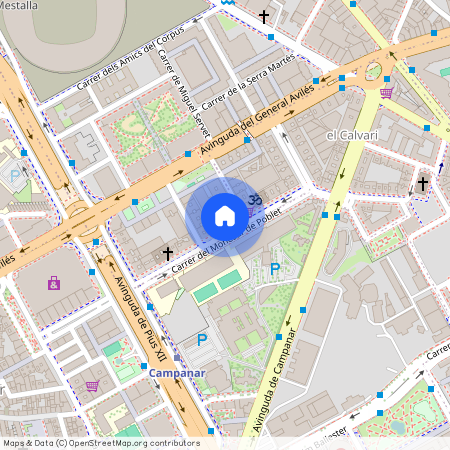 Monestir del Poblet 14, Piso 5, Puerta 18, 46015 VALENCIA, Campanar