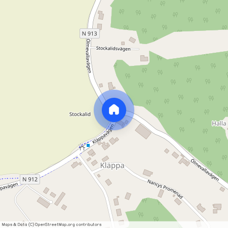 Ölmevallavägen, Åsa