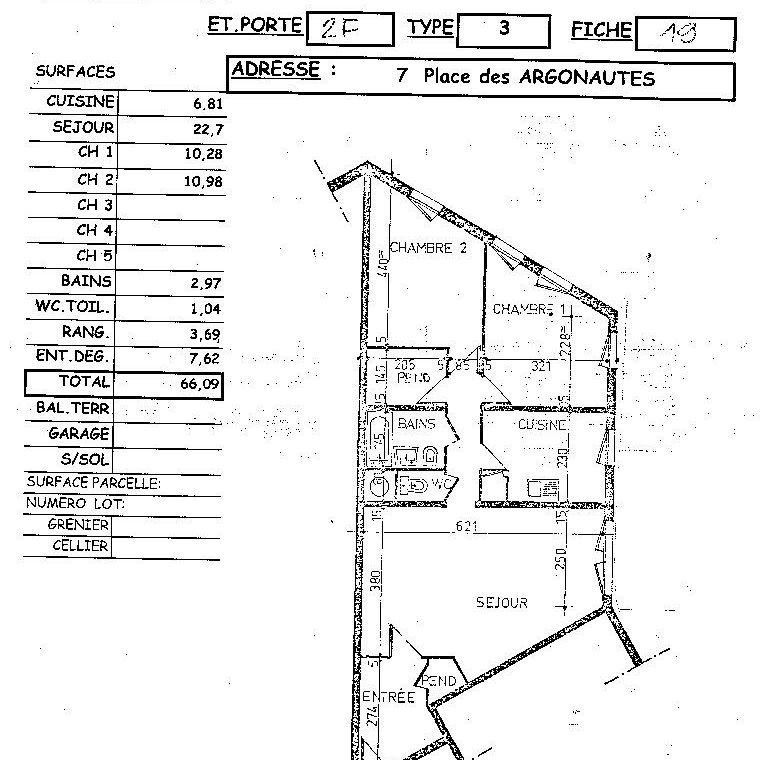 Location appartement T3 66.09m² à Reims (51100) Loyer CC * : 557.47 € Réf : ER.07055 - Photo 1