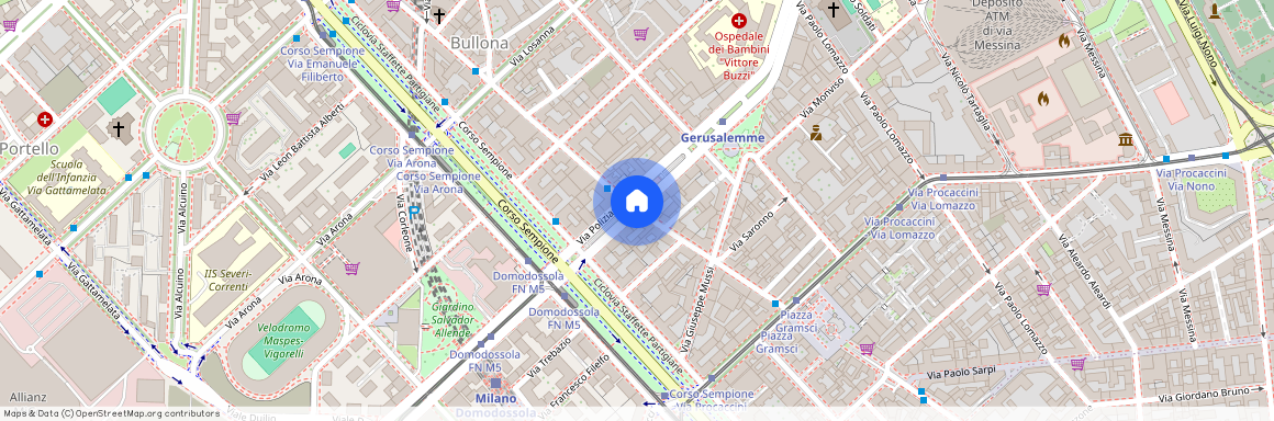 Via Angelo Poliziano, Milan, Lombardy 20154