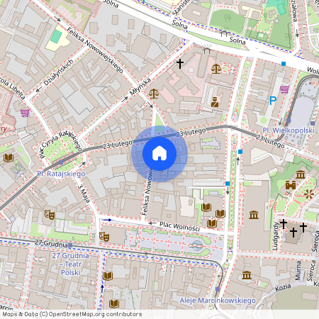 ul. Feliksa Nowowiejskiego, Centrum, Stare Miasto, Poznań, wielkopolskie