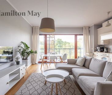 Apartament z dużym tarasem i pięknym widokiem na park na Sadybie - Zdjęcie 6