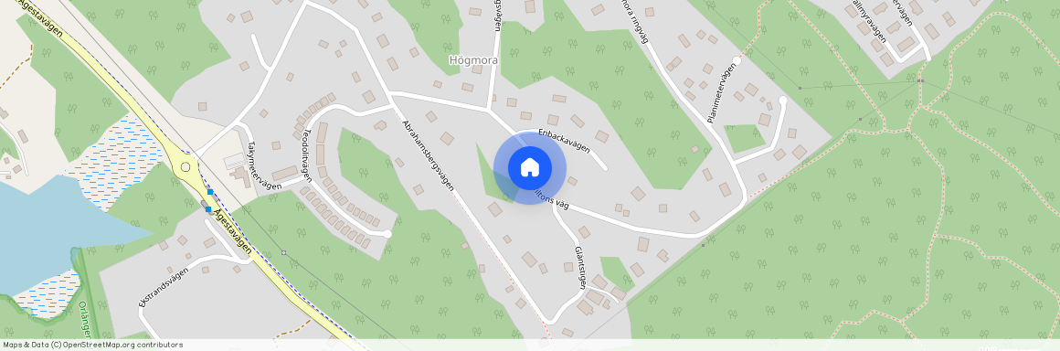 Miltons väg, Huddinge