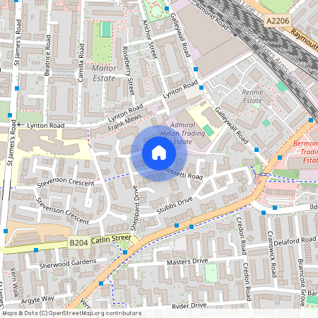 Rossetti Road, London, SE16