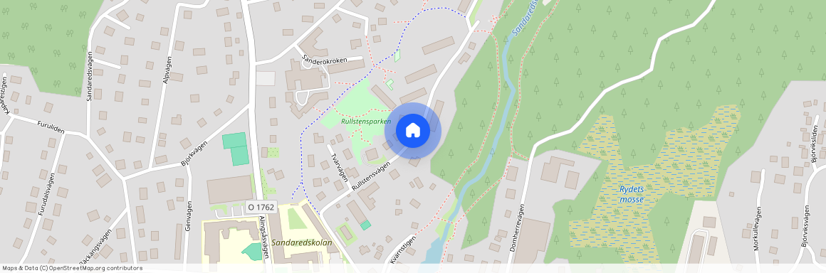 Rullstensvägen, Sandared