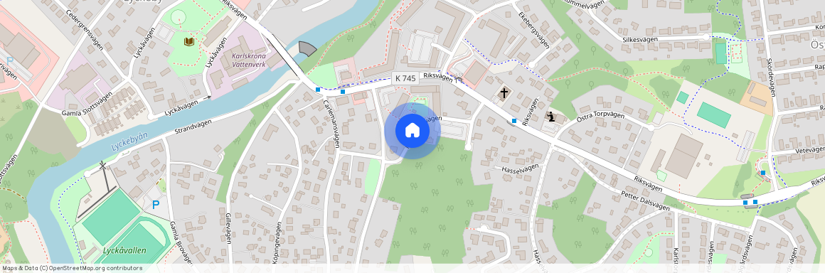 Näktergalsvägen, Lyckeby