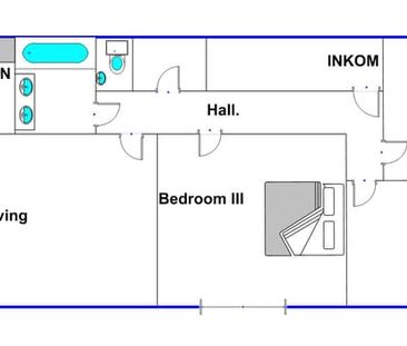 Appartement te huur - Photo 1
