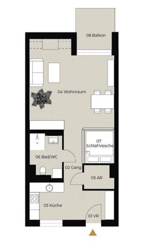 STUDIO-WOHNUNG mit Balkon! I Stellplatz in hauseigener Tiefgarage I hochwertige Einbauküche I Fußbodenheizung I bodenebenerdige Dusche I U1 ca. 13 min. mit Öffis I Billa Plus ca. 300m - Foto 4