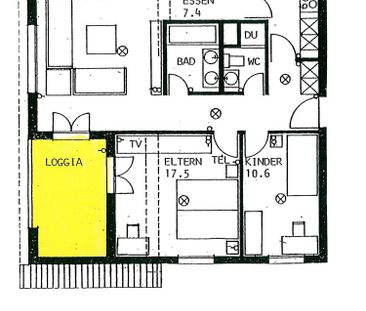 Dachwohnung an ruhiger und sonniger Lage - Photo 5