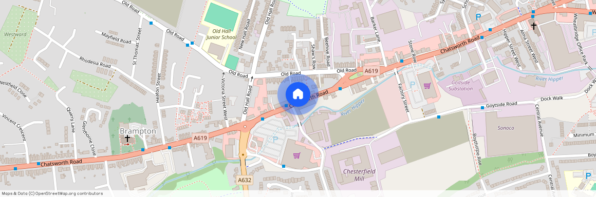 Chatsworth Road, Brampton, Chesterfield, Derbyshire, S40