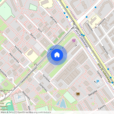 Świętego Bonifacego 68, Warszawa, Mokotów, Stegny