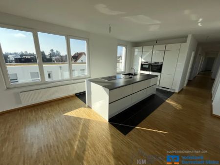 MIETE: luxuriöses 4,5-Zimmer-Penthouse in Mainz-Hechtsheim, EBK, zwei TG-Stellplätze, zwei Bäder - Foto 2