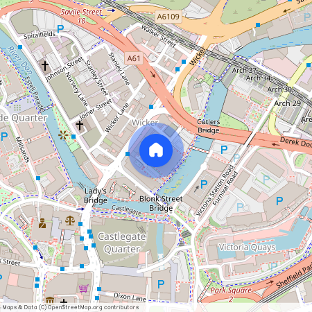 Wicker Riverside, 2 North Bank, S3 8JA