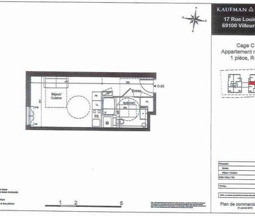 Location Appartement 1 pièce 25m² VILLEURBANNE 69100 - Photo 2