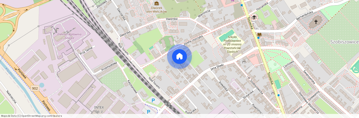 Kolejarzy, Gliwice, Wojska Polskiego