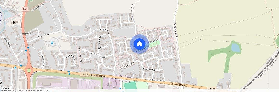 Red Norman Rise, The Furlongs, Hereford, HR1