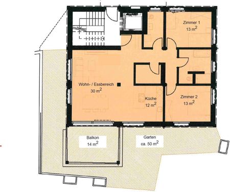 3.5 Zimmer, 100 m², EG - Photo 2
