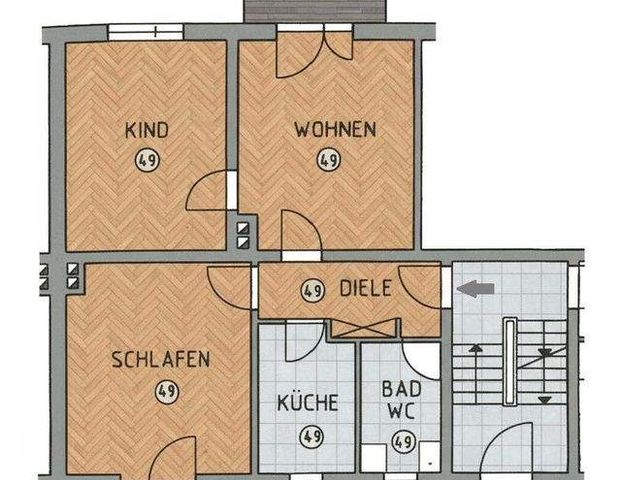 Citynah und doch im Grünen: 3-Raum-Wohnung mit Balkon als Ihr urbaner Rückzugsort - Photo 1