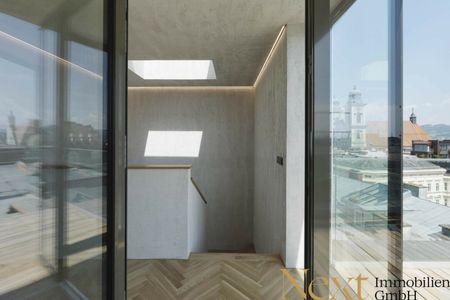 Über den Dächern von Linz - Exklusive Penthousewohnung mit uneinsehbarer Dachterrasse an der Landstraße zu vermieten! - Photo 2