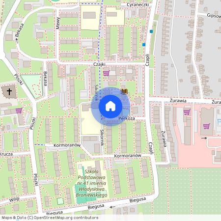 ul. Perkoza, Sikornik, Gliwice, śląskie