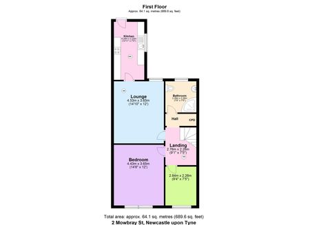 2 bed flat to rent in Mowbray Street, Heaton, NE6 - Photo 5