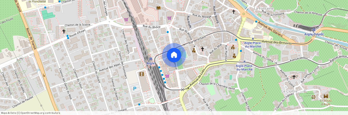 1860, Aigle, Rue Margencel