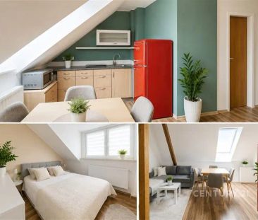 Pronájem moderního podkrovního bytu 2+kk, 42 m - Photo 6
