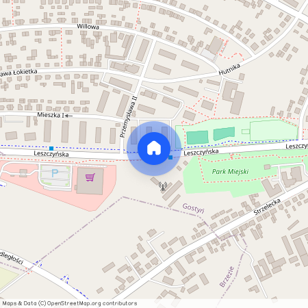 ul. Powstańców Wielkopolskich, Gostyń, Gostyń, gostyński, wielkopolskie