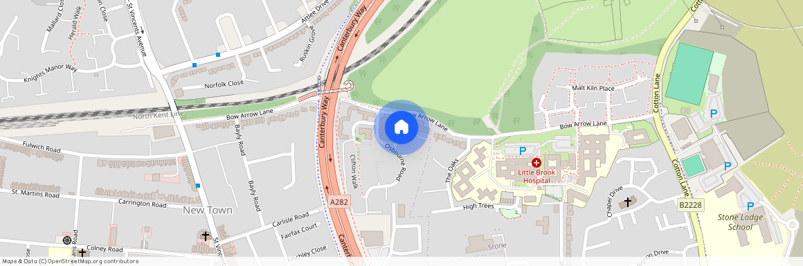 Flat 12 Stokesay Court Grange Cresc, Dartford, DA2