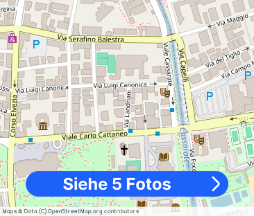 Wohnung 2.5 Zimmer eingerichtet im Zentrum von Lugano, Elvetico-Gebiet - Foto 1