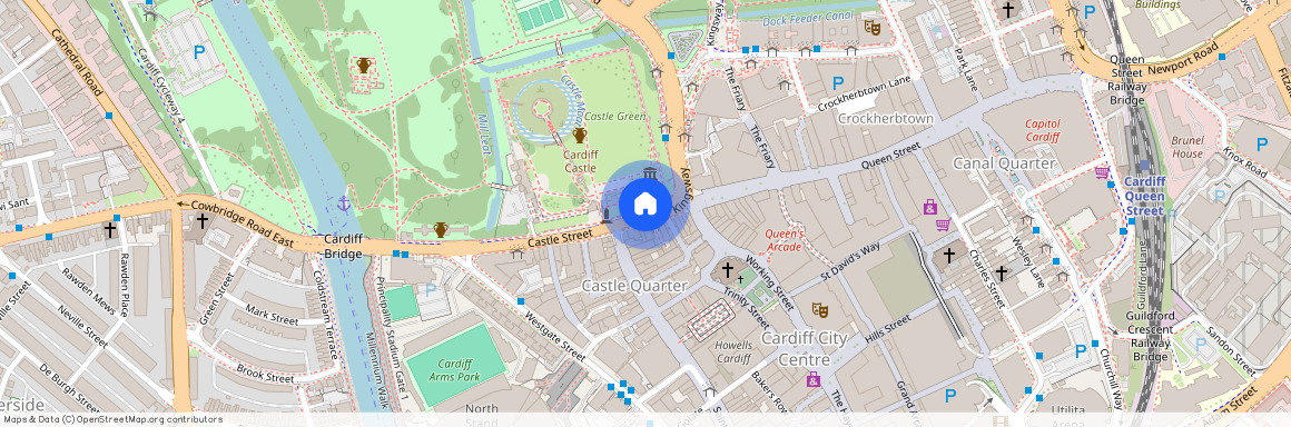 Crown Court, Duke Street, Cardiff City Centre