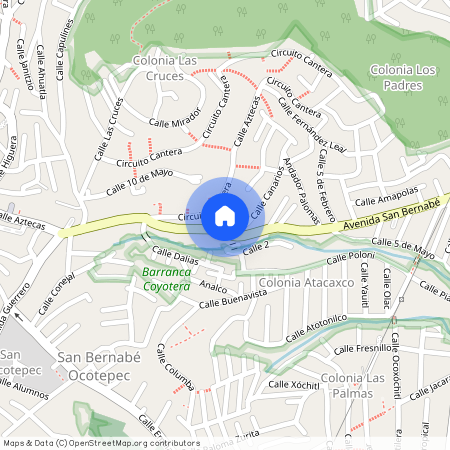 Av San Bernabe, 416, Ampliación Lomas de San Bernabé, La Magdalena Contreras, Ciudad De México, 10021