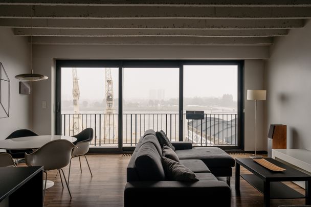 Coole loft met uitzonderlijk uitzicht op de beschermde collectie havenkranen van het MAS* - Photo 1