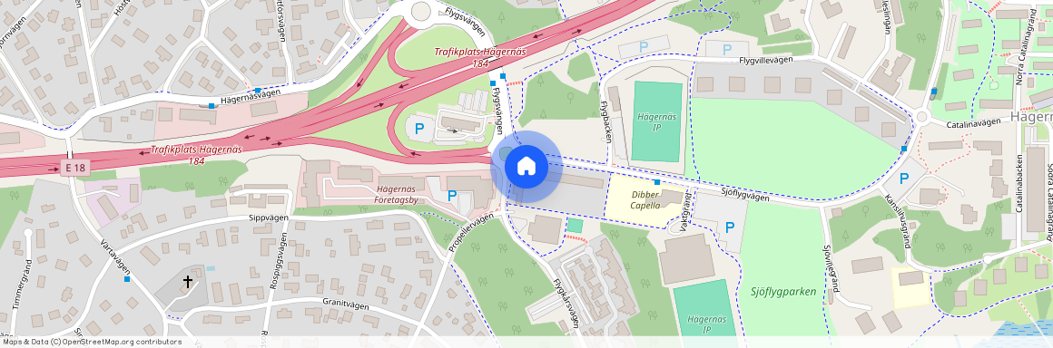 Hägernäs strand, Täby, Stockholm, Sjöflygvägen 4