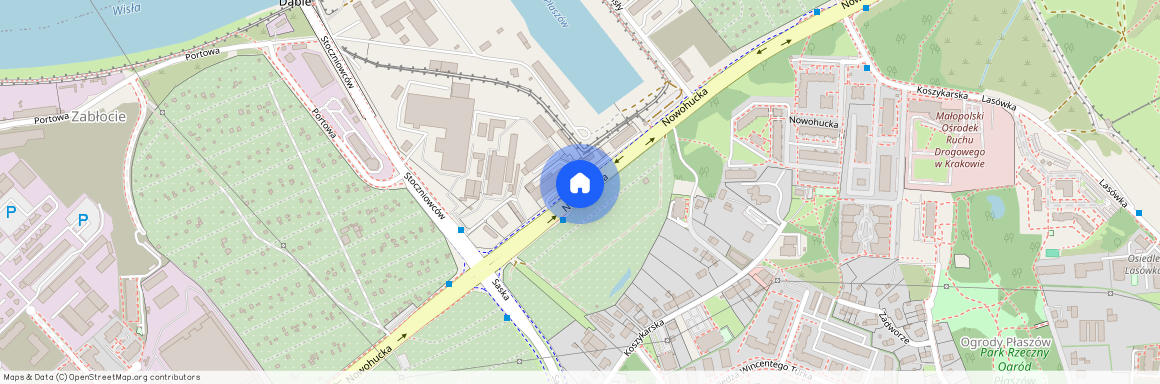 ul. Nowohucka, Płaszów, Podgórze, Kraków, małopolskie