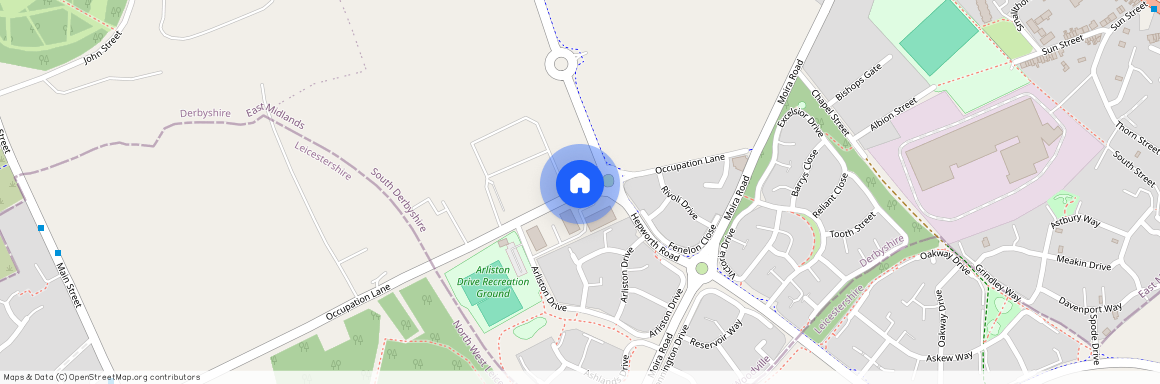 Occupation Lane, Woodville, Swadlincote, Derbyshire, DE11