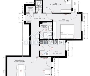 Attraktive 3-Zimmer-Wohnung mit Balkon, ab 01.05.2026 - Photo 2