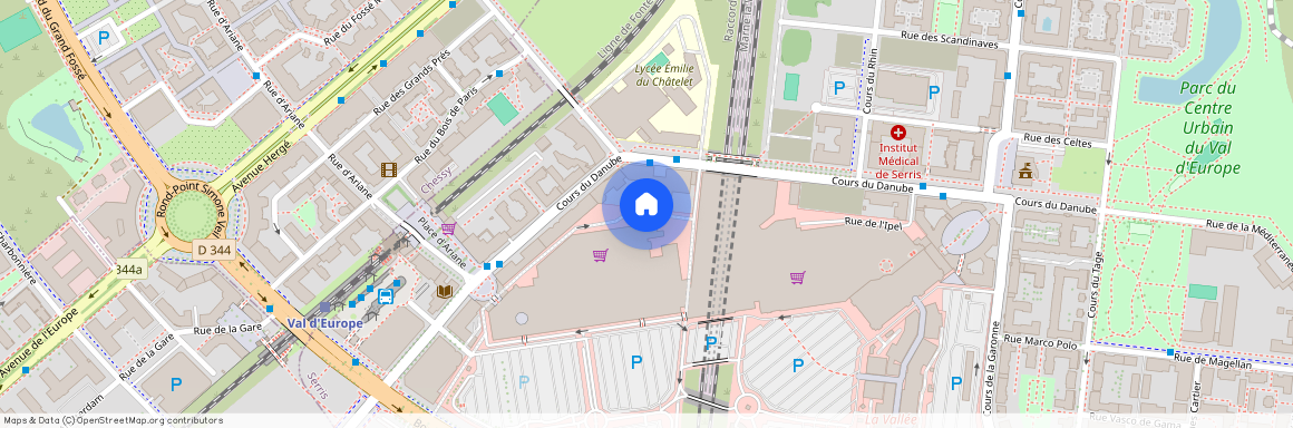Centre Commercial Val d'Europe, Cours du Rhin, 77700 Serris, France