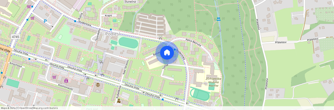 Balzacova, Havířov - Podlesí, okres Karviná